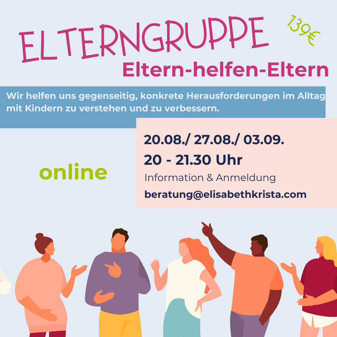 elterngruppe support und hilfe august und september 139 Euro