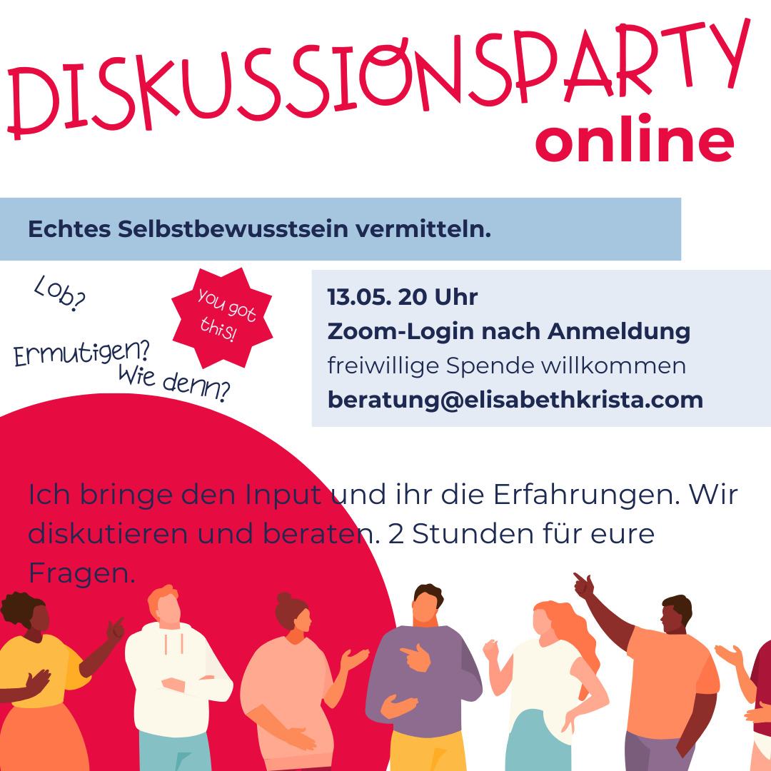 kostenlos Diskussionsparty Selbstbewusstsein