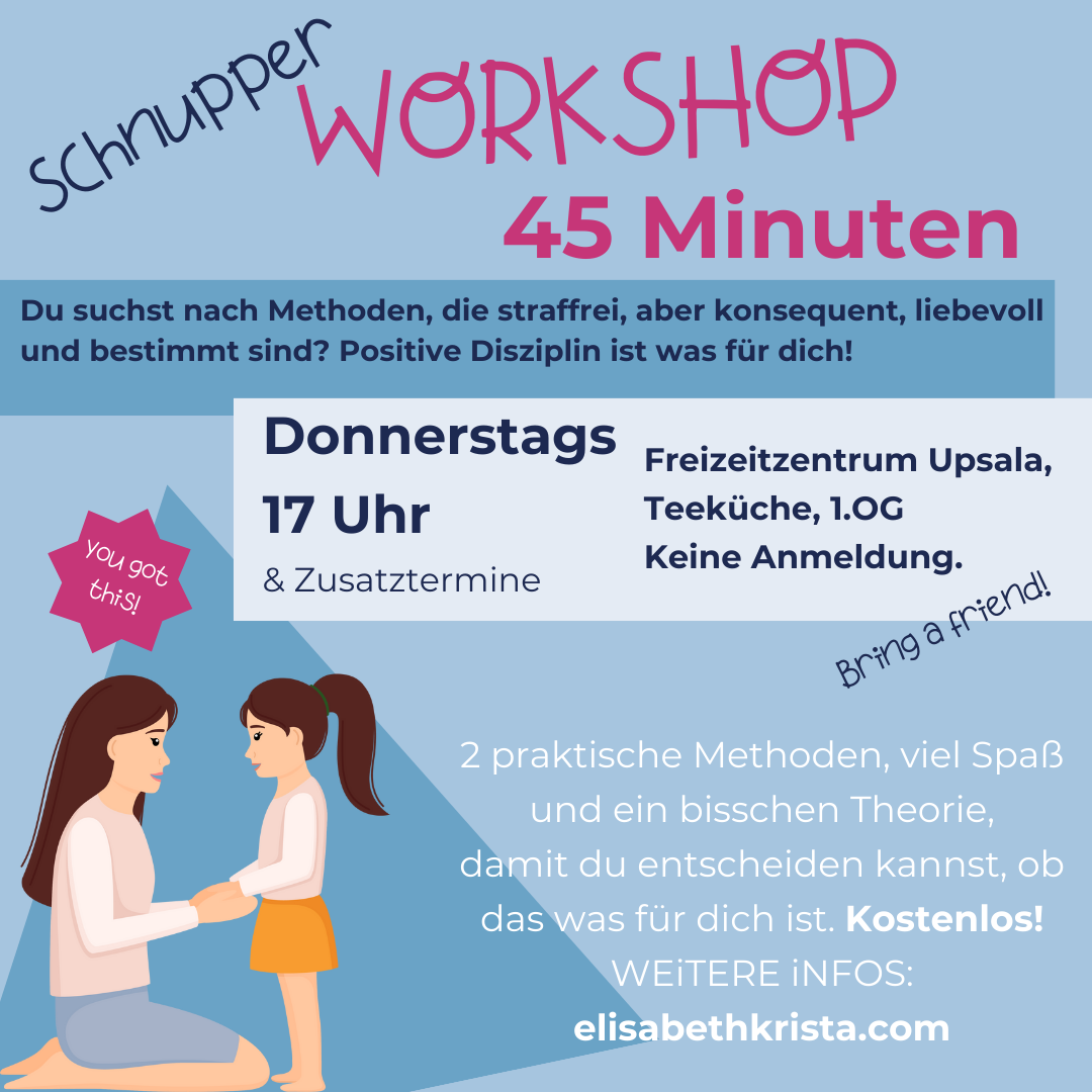 kostenlose Workshops donnerstags 17 Uhr Upsala