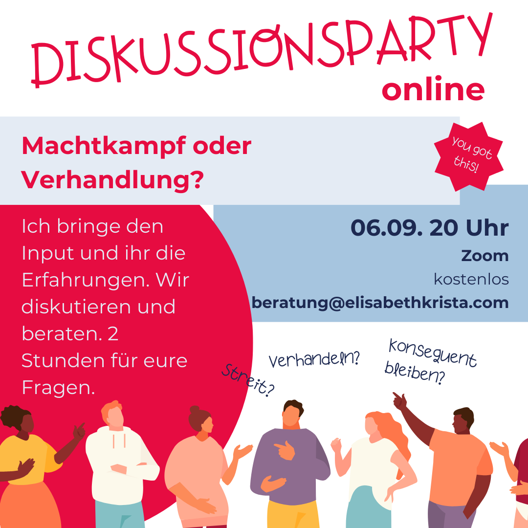 Machtkampf? diskussionsparty kostenlos 06.09. 20 Uhr