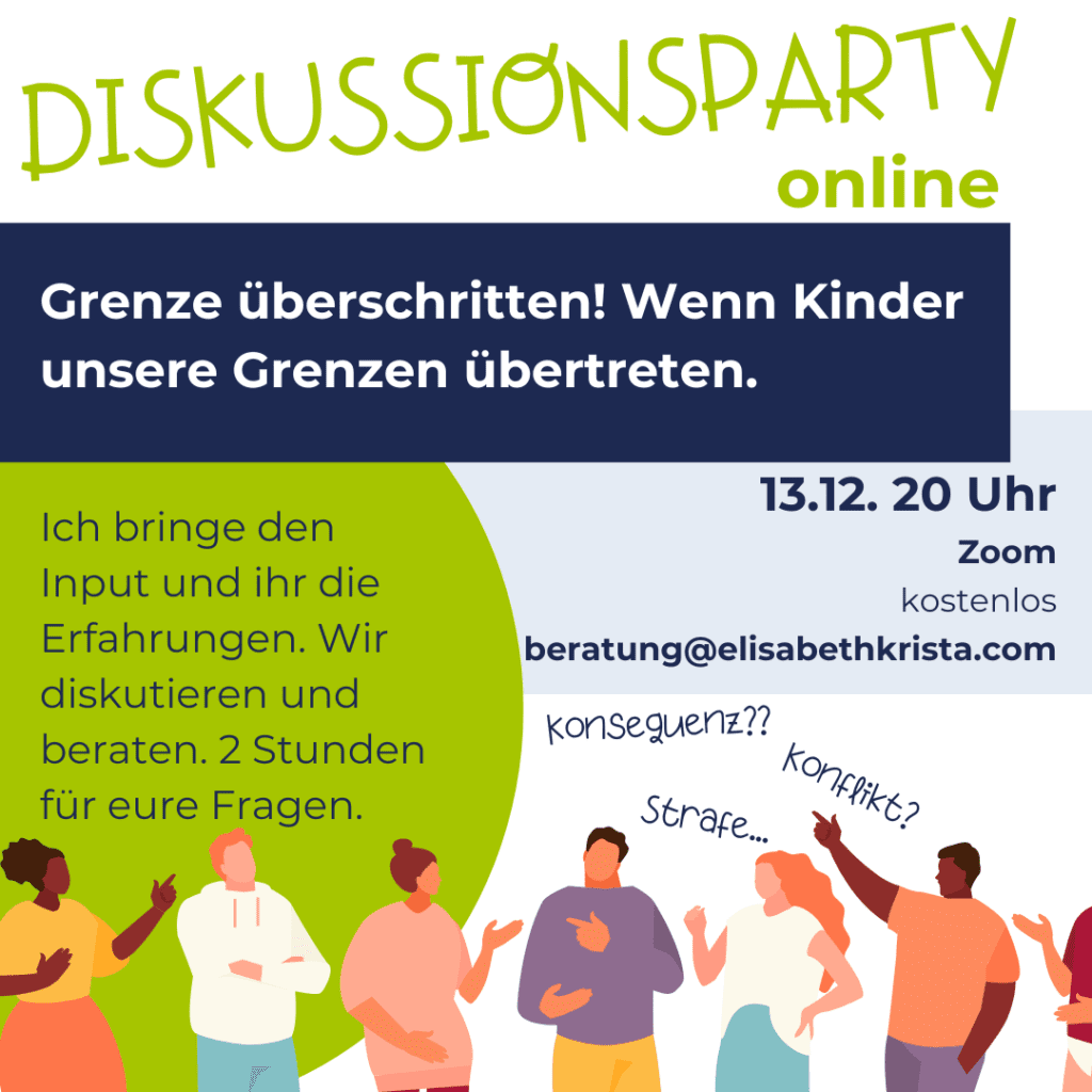 Grenzüberschreitung. Kostenlose Online-Veranstaltung Beteiligung von Kindern im Alltag. 13.12.20 Uhr