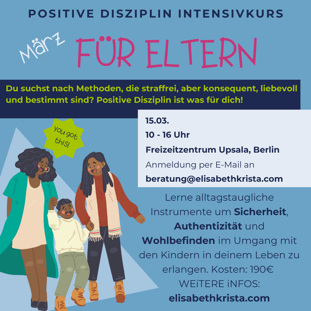 eltern positive disziplin 25. März in Berlin