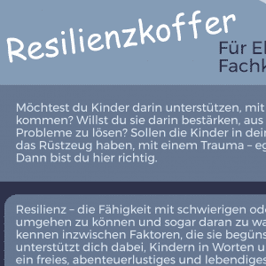 Resilienz stärken Eltern Fachkräfte Resilienzkoffer