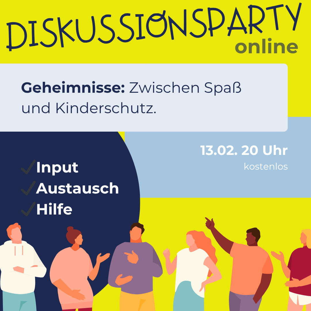 Geheimnisse und Kinder Online Event kostenlos für Eltern und Fachkräfte